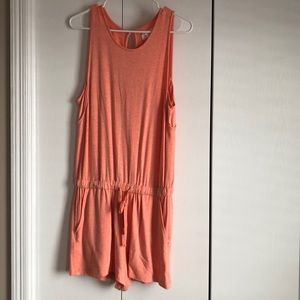 Peach romper worn once!